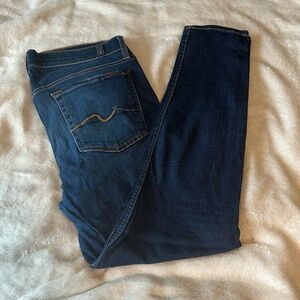 W31 dark denim jeans like new